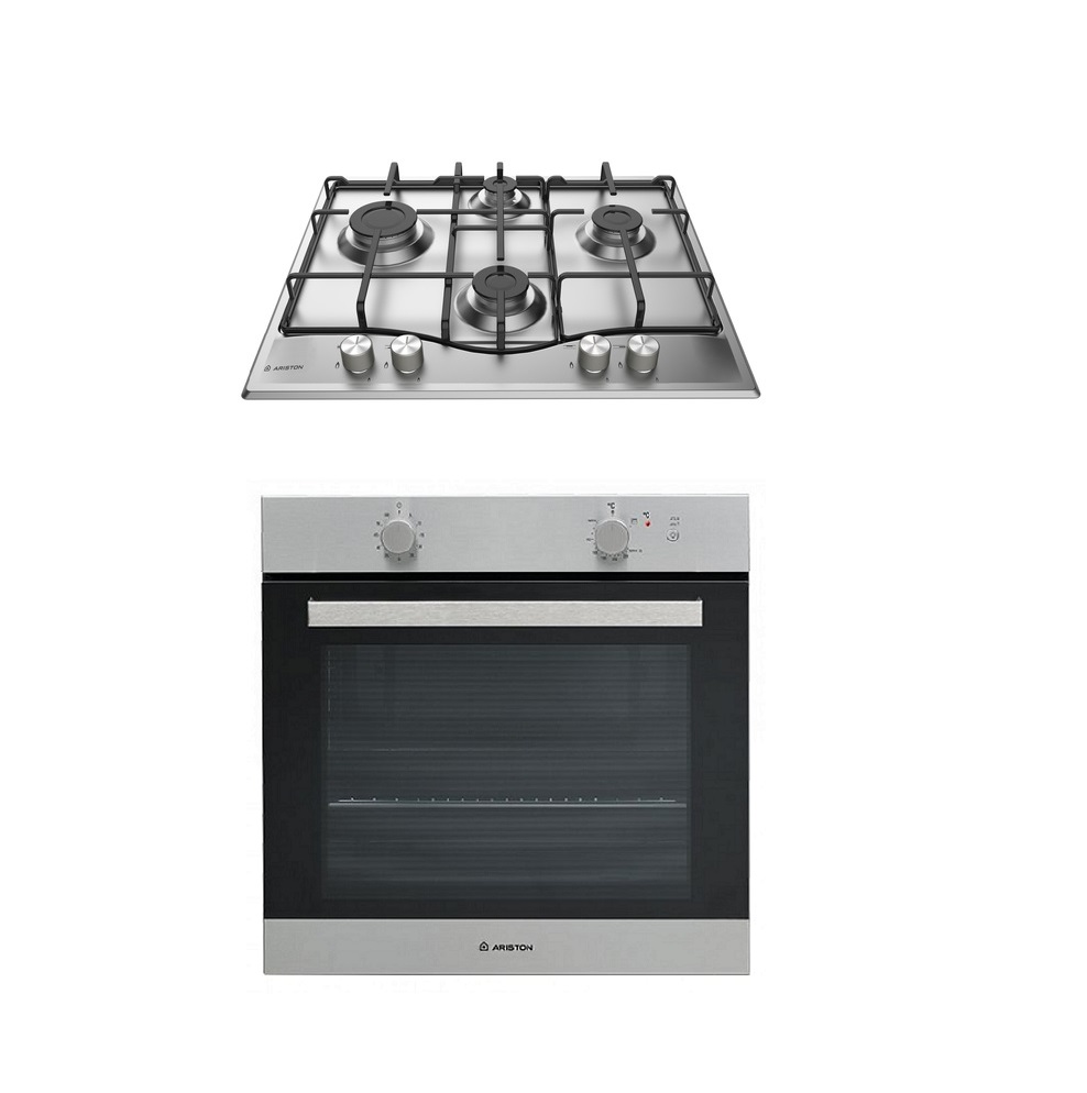 Ariston Built In Set 60cm Gas Oven Gas Hob
